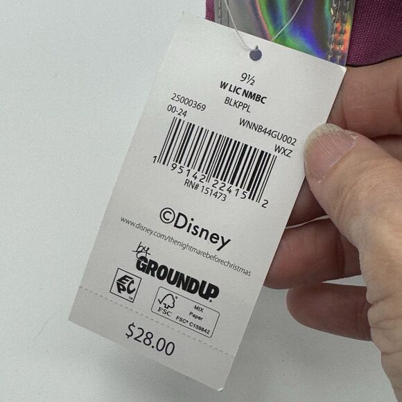 NEW Disney Nightmare Before Christmas Womens 9.5 Jack & Sally High Top Sneakers - Picture 8 of 10